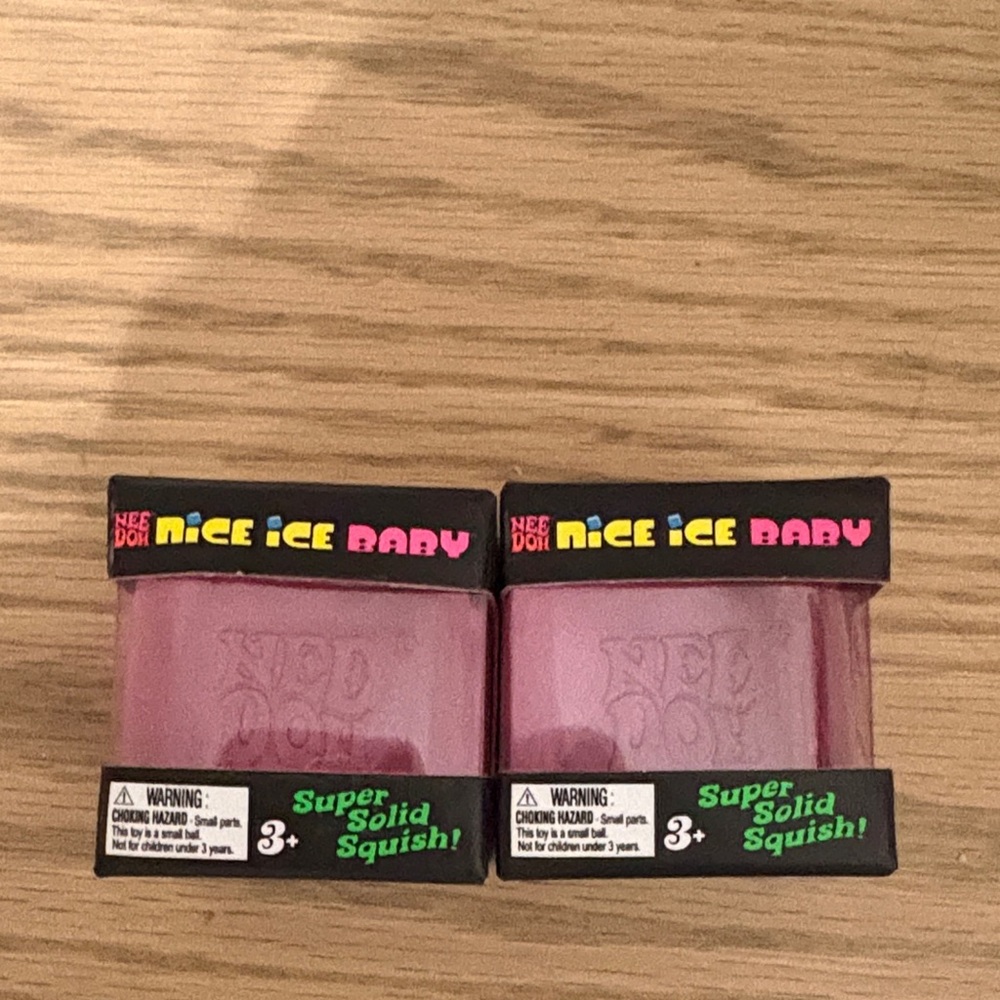 NeeDoh Nice Ice Baby Super Solid Squish - Pink